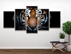 Wild Hunter 5 Panel Wall Art