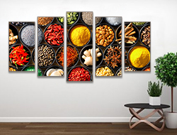 Inspiring Taste 5 Panel Wall Art