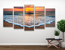 Evening Light 5 Panel Wall Art