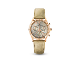 Iris Chronograph Watch - Rose Gold